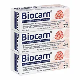 BIOCARN Szirup, 3X50 ml