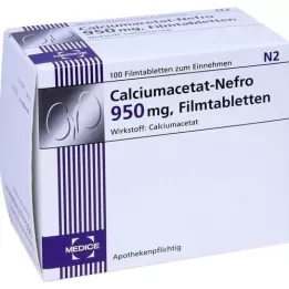 CALCIUMACETAT NEFRO 950 mg filmtabletta, 100 db