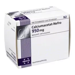 CALCIUMACETAT NEFRO 950 mg filmtabletta, 100 db