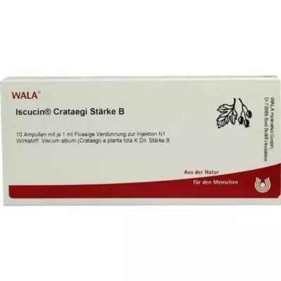 ISCUCIN crataegi Erősség B Ampullák, 10X1 ml