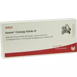ISCUCIN crataegi Erősség D ampullák, 10X1 ml