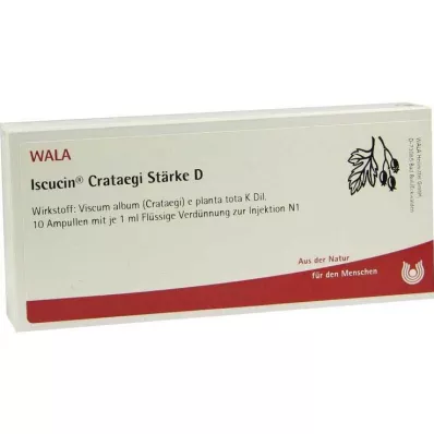ISCUCIN crataegi Erősség D ampullák, 10X1 ml