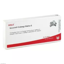 ISCUCIN crataegi Keményítő E Ampullák, 10X1 ml