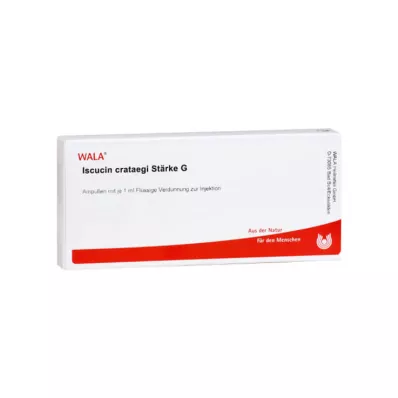 Iscucin Crataegi Strength G ampullák, 10X1 ml