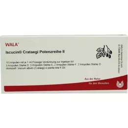 ISCUCIN crataegi potencia sorozat II Ampullák, 10X1 ml