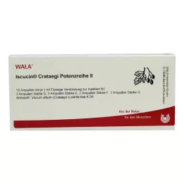 ISCUCIN crataegi potencia sorozat II Ampullák, 10X1 ml