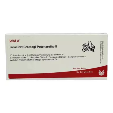 ISCUCIN crataegi potencia sorozat II Ampullák, 10X1 ml ISCUCIN crataegi potencia sorozat II Ampullák, 10X1 ml