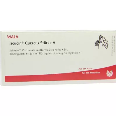 ISCUCIN quercus keményítő A ampullák, 10X1 ml