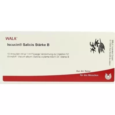 ISCUCIN salicis keményítő B ampullák, 10X1 ml