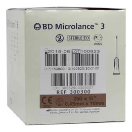 BD MICROLANCE Kanül 26 G 3/8 0,45x10 mm, 100 db