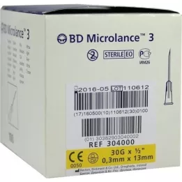 BD MICROLANCE Kanül 30 G 1/2 0,29x13 mm, 100 db
