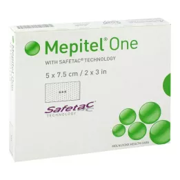 MEPITEL Egy 5x7,5 cm-es szilikonhálós kötés, 10 db