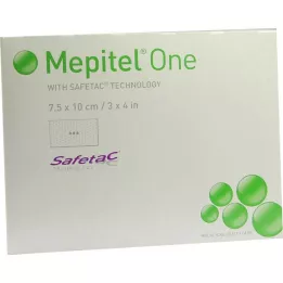MEPITEL Egy 7,5x10 cm-es szilikonhálós kötés, 10 db
