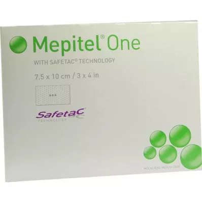MEPITEL Egy 7,5x10 cm-es szilikonhálós kötés, 10 db