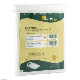 LÄTZCHEN Hosszabbított fólia/takaró fehér tépőzáras szalaggal, 1 db