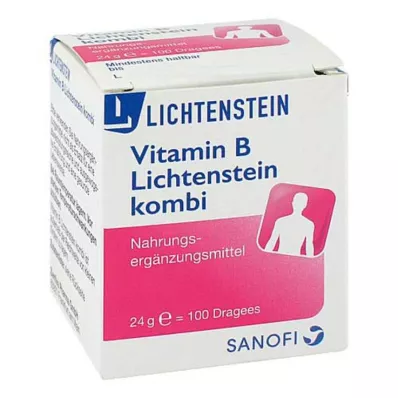 VITAMIN B LICHTENSTEIN Kombinált bevont tabletta, 100 db VITAMIN B LICHTENSTEIN Kombinált bevont tabletta, 100 db