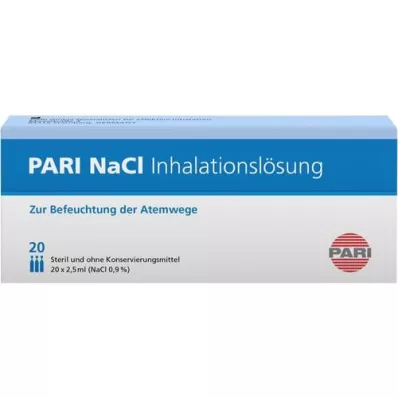 PARI NaCl inhalációs oldatos ampullák, 20X2,5 ml