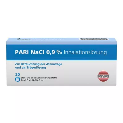 PARI NaCl inhalációs oldatos ampullák, 20X2,5 ml