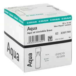 AQUA AD injectabilia Miniplasco connect injekciós oldat, 20X10 ml