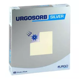 URGOSORB Ezüst 10x10 cm-es borogatás, 10 db