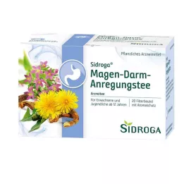 SIDROGA Gyomor- és bélműködést serkentő teafilter tasak, 20X2.0 g