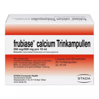 FRUBIASE CALCIUM T ivóampullák, 20 db