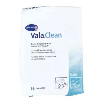 VALACLEAN Alap mosókesztyű, 50 db