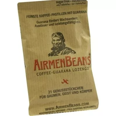 AIRMENBEANS Finest kávépasztillák guaranával, 21 db