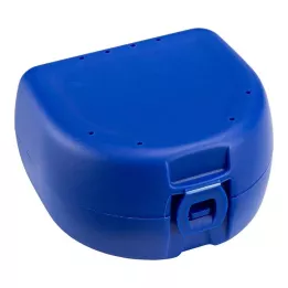 PROTHESEN ZAHNSPANGENBOX univerzális sötétkék, 1 db