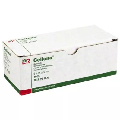 CELLONA Gipszkötés 6 cmx2 m, 2X5 db