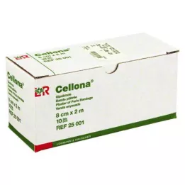 CELLONA Gipszkötés 8 cmx2 m, 2X5 db