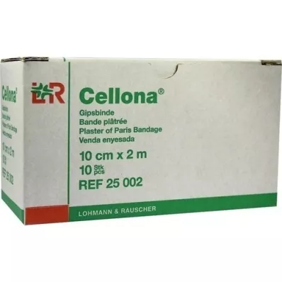 CELLONA Gipszkötés 10 cmx2 m, 2X5 db