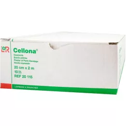 CELLONA Gipszkötés 20 cmx2 m, 2X5 db