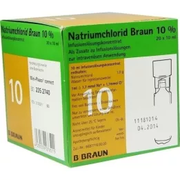 NATRIUMCHLORID 10% barna MPC Infúziós oldat, 20X10 ml