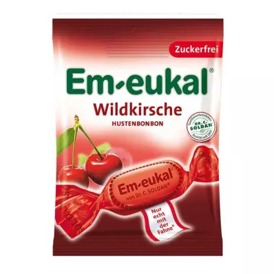 EM-EUKAL Cukorkák vadcseresznye cukormentes, 75 g