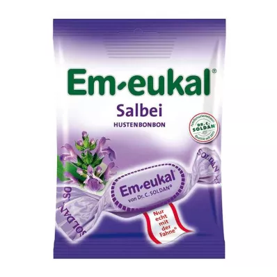 EM-EUKAL Cukorkák zsályás cukorral, 75 g EM-EUKAL Cukorkák zsályás cukorral, 75 g