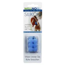 WELLNOISE Füldugó kék buborékcsomagolás, 3X2 db