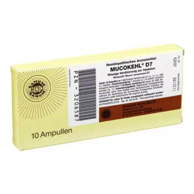 MUCOKEHL D 7, 10X1 ml-es ampullák
