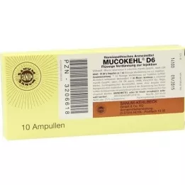 MUCOKEHL Ampullák D 6, 10X1 ml