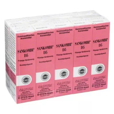 SANKOMBI D 5 csepp, 10X10 ml