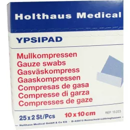 MULLKOMPRESSEN Ypsipad 10x10 cm steril 8x, 25X2 db