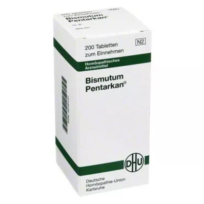 BISMUTUM PENTARKAN Tabletták, 200 db