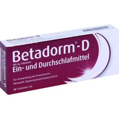BETADORM D tabletta, 20 db