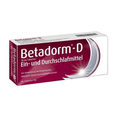 BETADORM D tabletta, 20 db