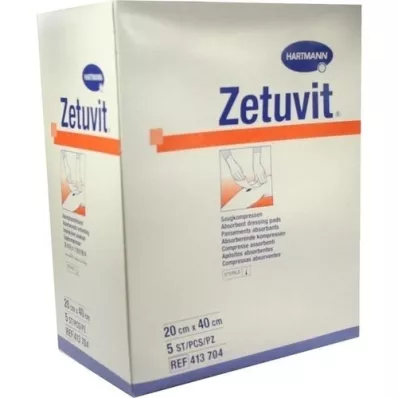 ZETUVIT 20x40 cm-es steril nedvszívó borogatás, 5 db