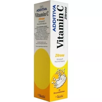 ADDITIVA C-vitamin 1 g-os pezsgőtabletta, 20 db