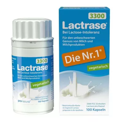 Laktráz vegetáriánus 3300 kapszula, 100 db