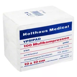 MULLKOMPRESSEN Ypsipad 10x10 cm nem steril 8x, 100 db