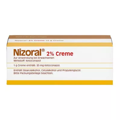 NIZORAL 2%-os tejszín 15g, 15 ml NIZORAL 2%-os tejszín 15g, 15 ml
