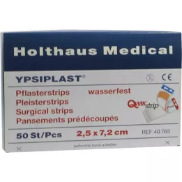 PFLASTERSTRIPS Ypsiplast vízálló 2,5x7,2 cm, 50 db